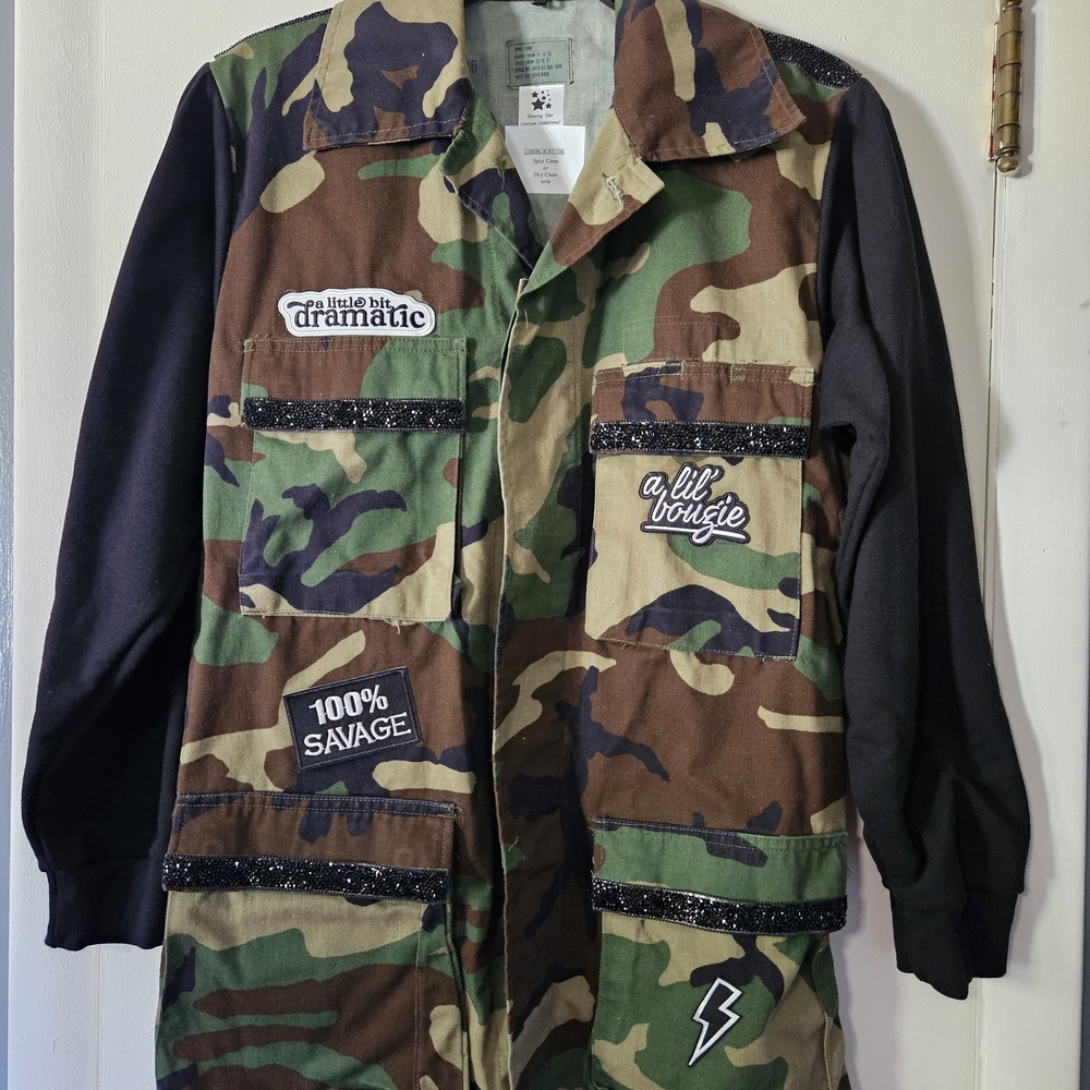 Camouflage Patchwork Jacket